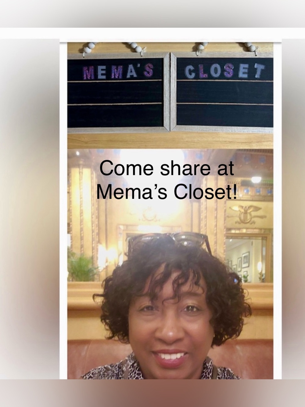Mema’s Closet Live  Share Show